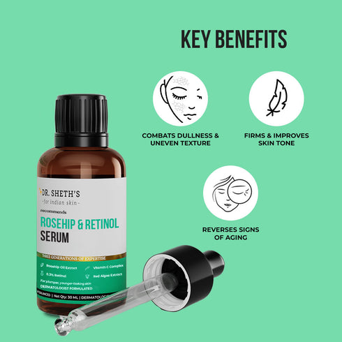 Dr. Sheth's Rosehip and Retinol Serum 30ml